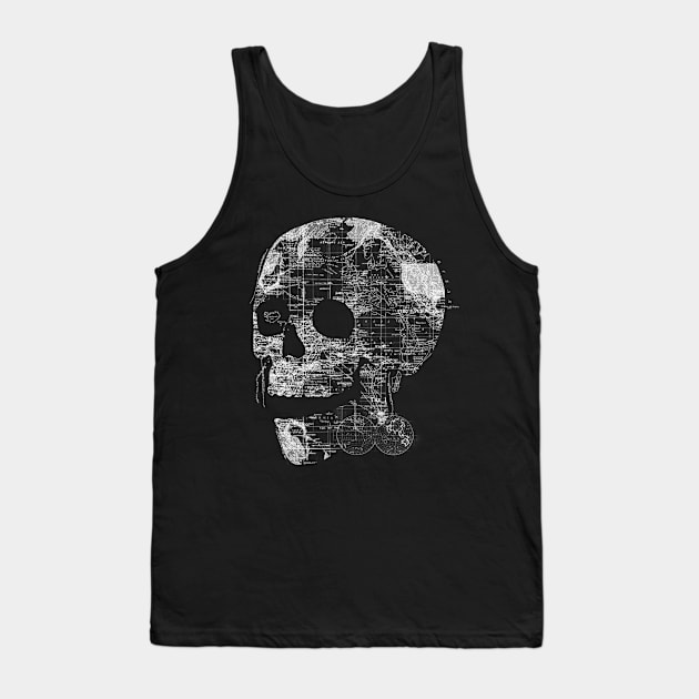 Skull Wanderlust Tank Top by Tobe_Fonseca